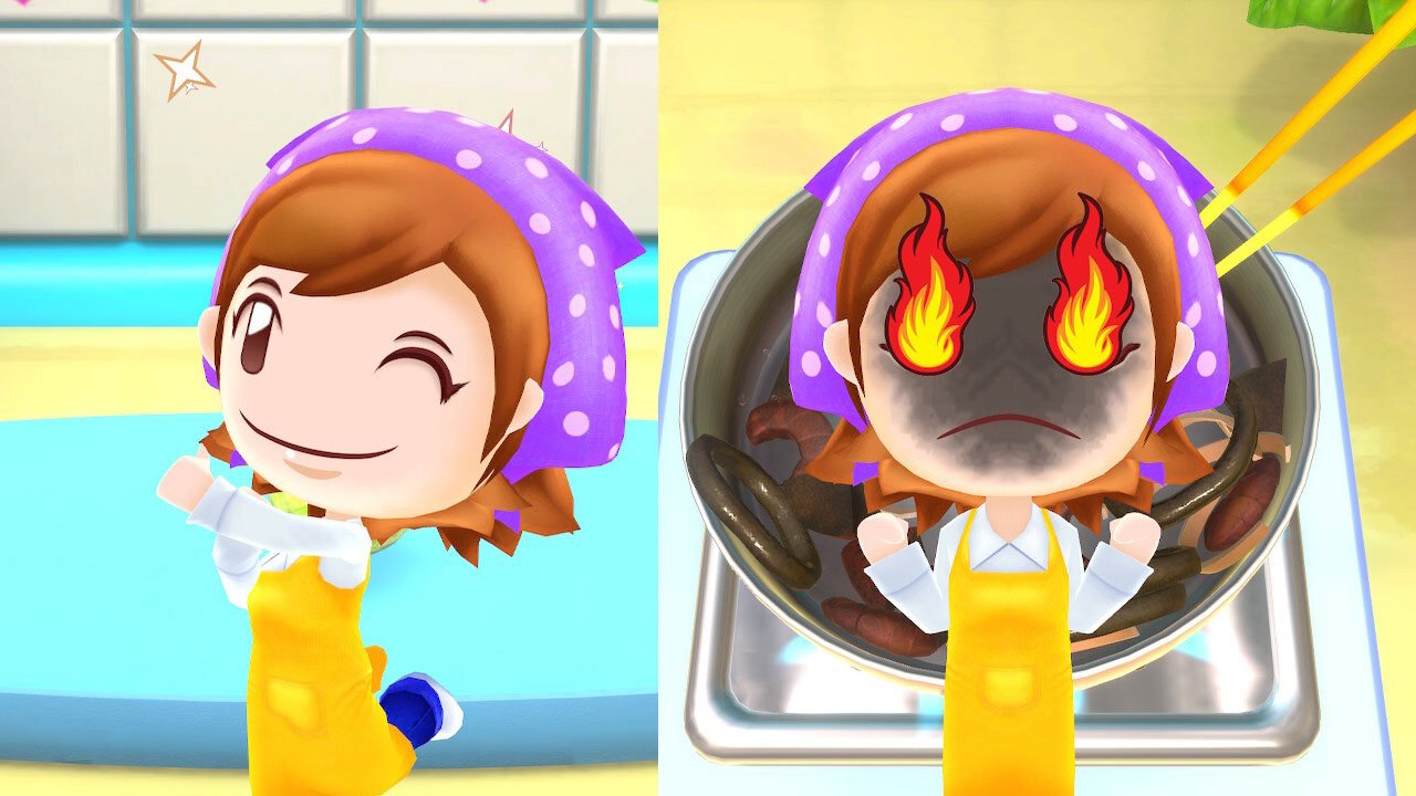 Cooking Mama Happy Angry
