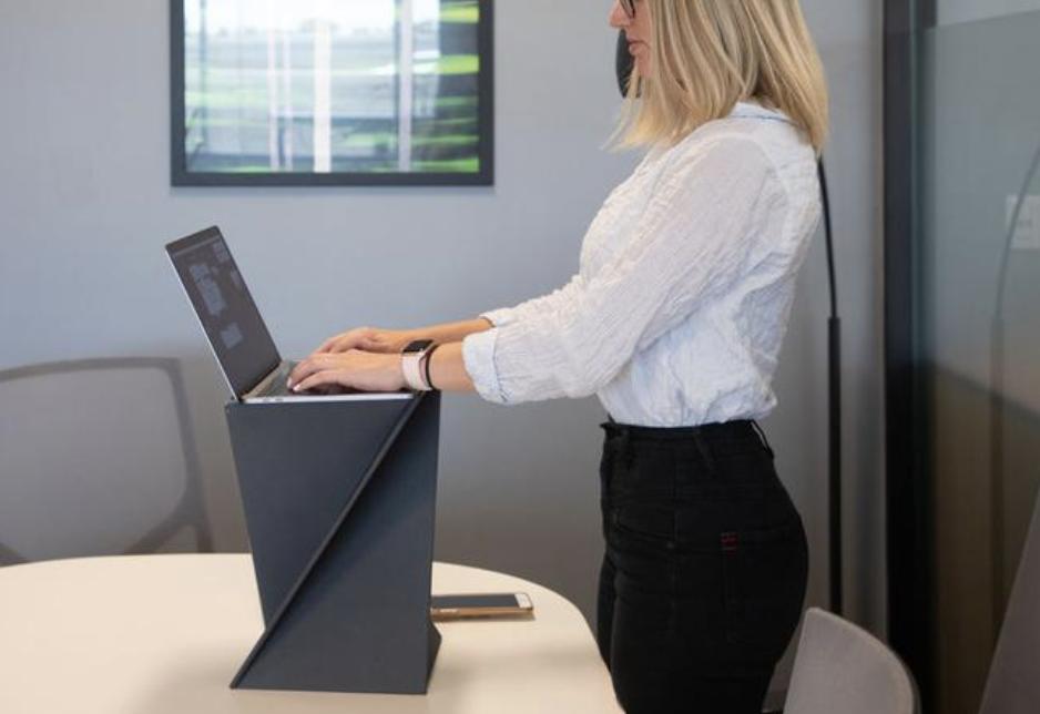 Levit8 Portable Standing Desk Lifestyle
