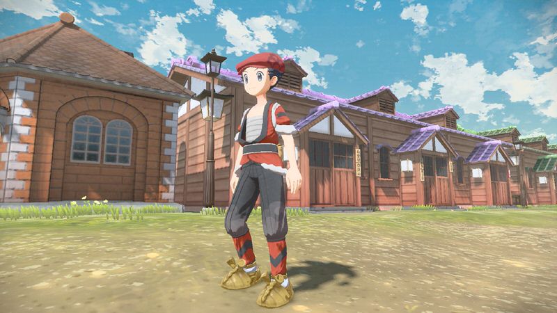 Pokemon Legends Arcues Growlith Outfit Boy