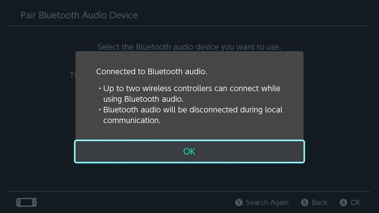 Paire d'écouteurs Bluetooth Nintendo Switch Ok