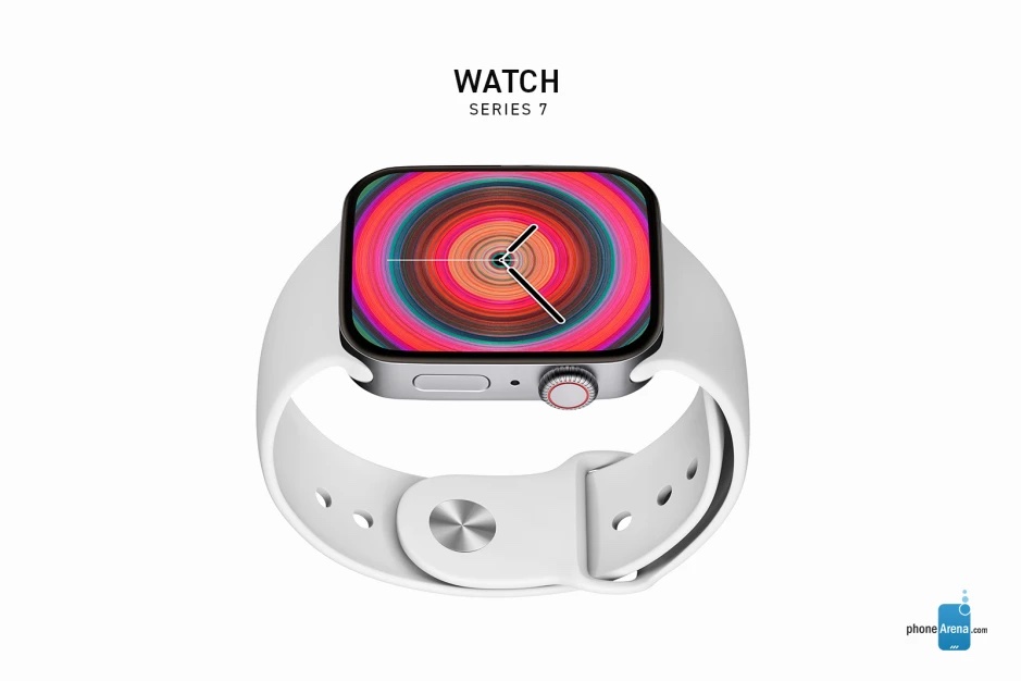 White Apple Watch Series 7 Render Concept