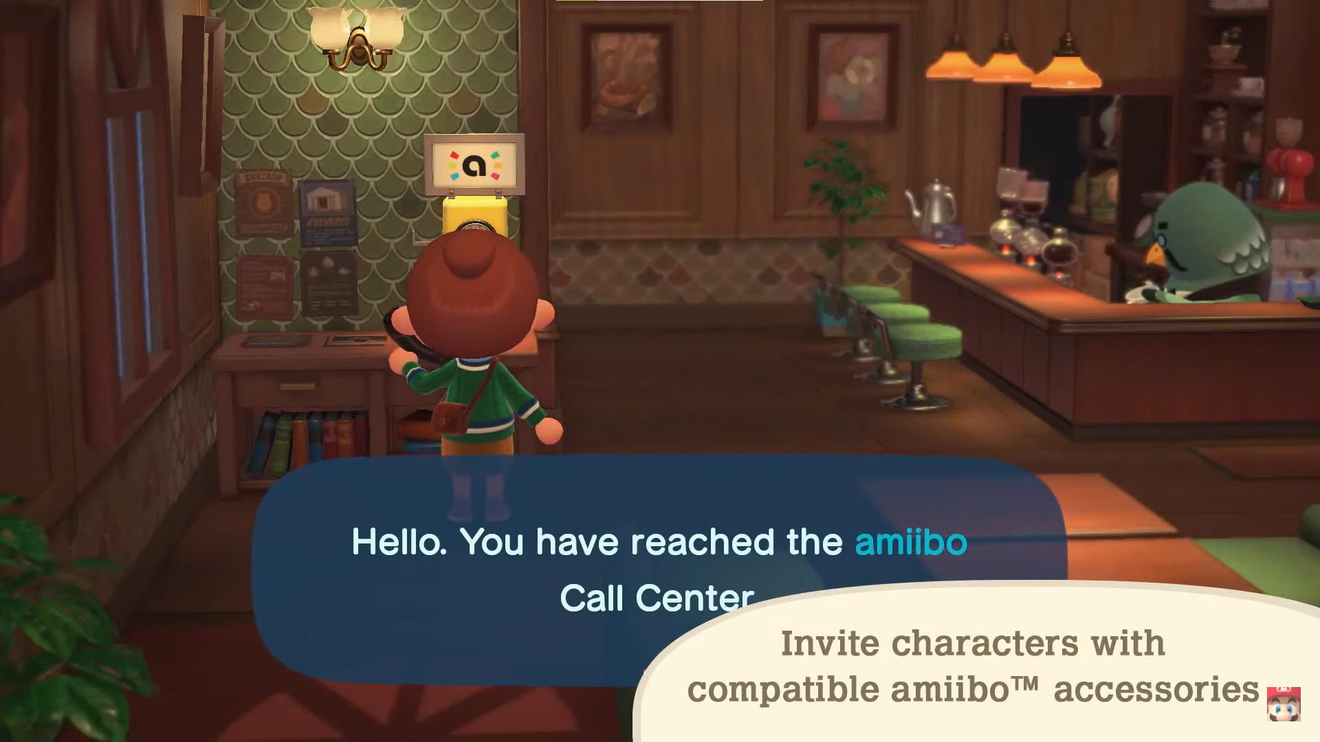 Animal Crossing New Horizons Amiibo Call Center
