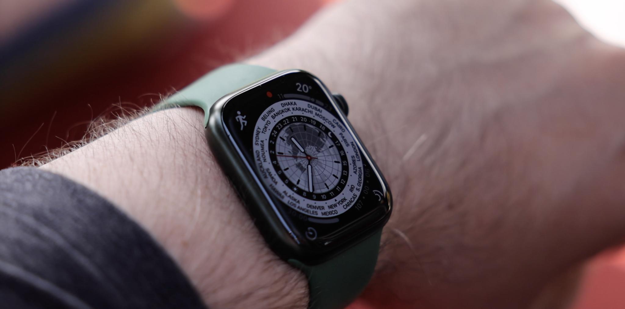 Apple Watch Series 7 World Clock Face