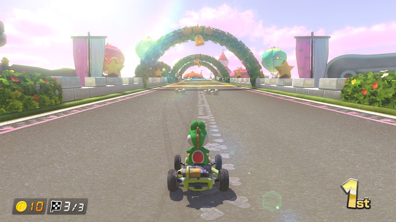 Mario Kart 8 Deluxe Yoshi Driving