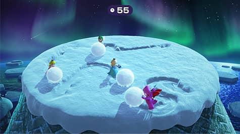 Mario Party Superstars Minigames Snowball Summit