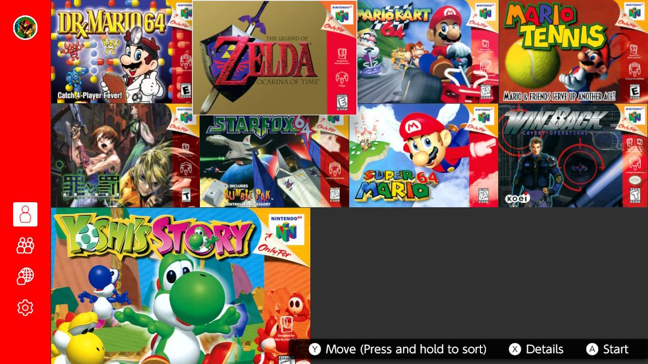 Nintendo Switch Online Expansion Pack Nintendo 64 Games