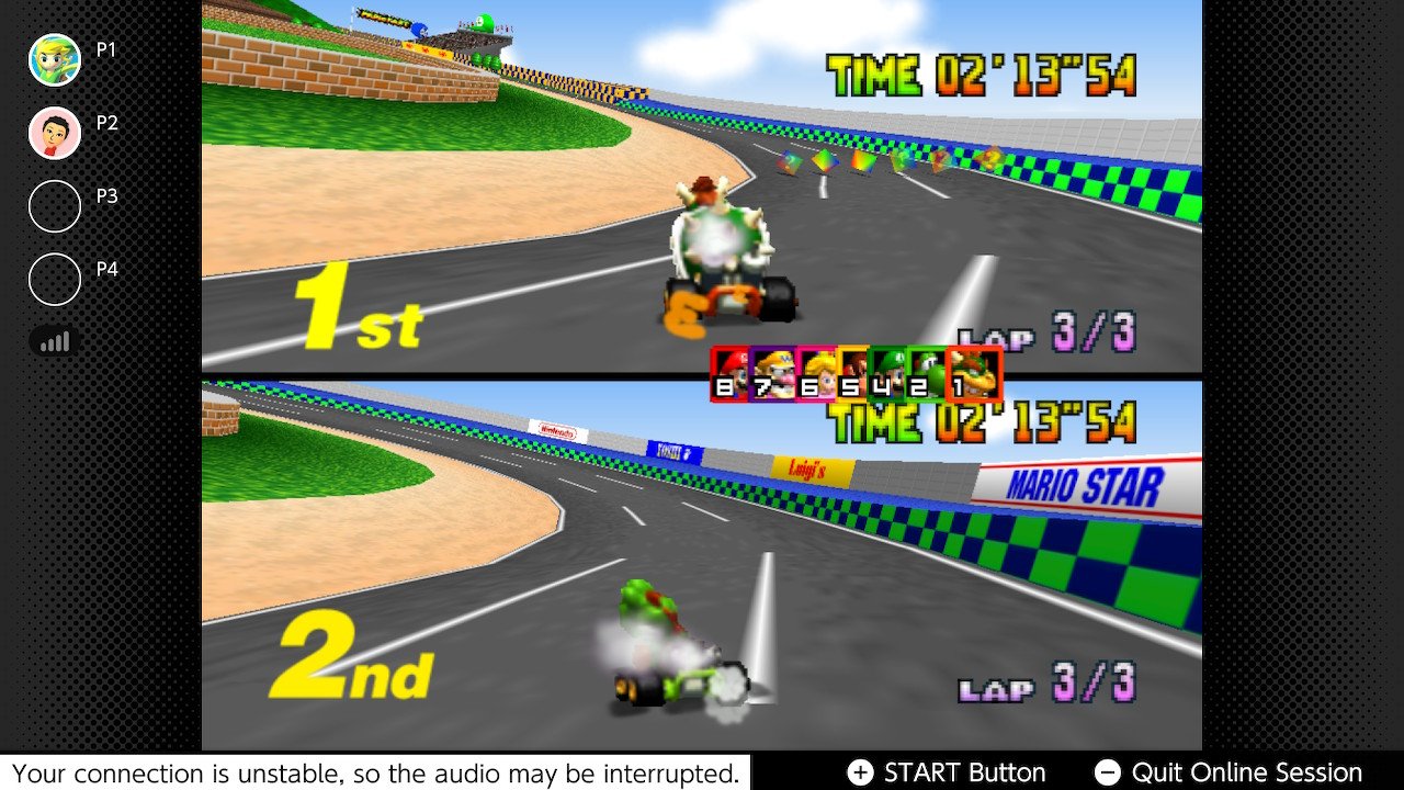Nintendo Switch Online Expansion Pack Nintendo 64 Multiplayer Join Friend Mario Kart Gameplay