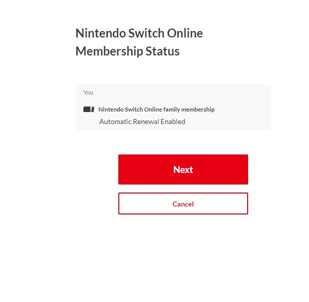 Nintendo Switch Online Expansion Pack Purchase Next steps
