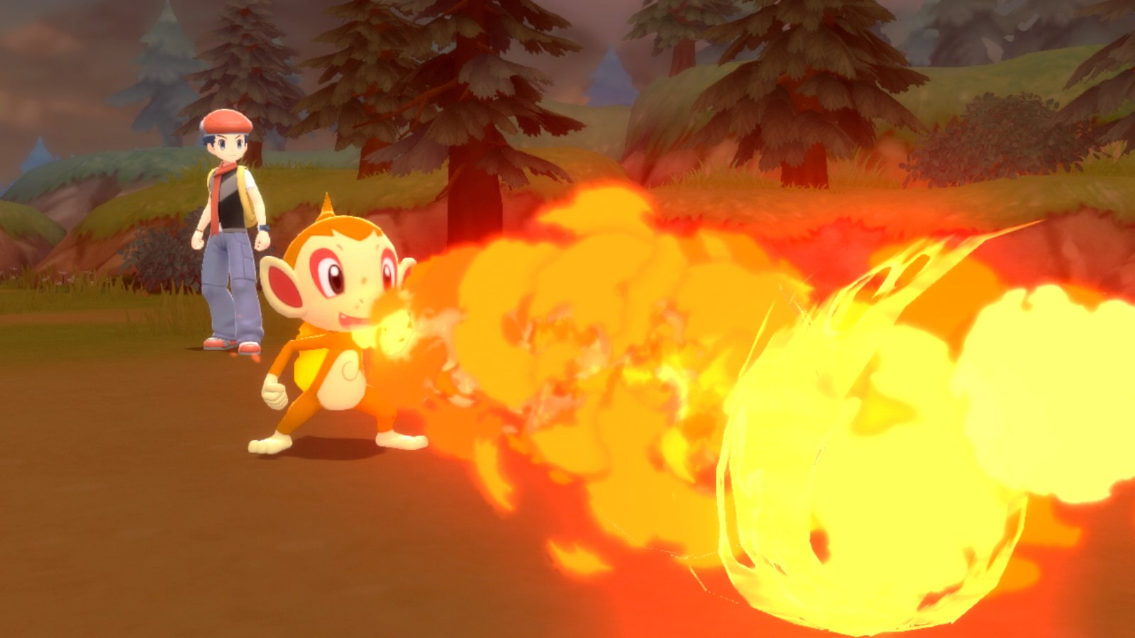 Pokemon Brilliant Diamond Shining Pearl Chimchar Fire