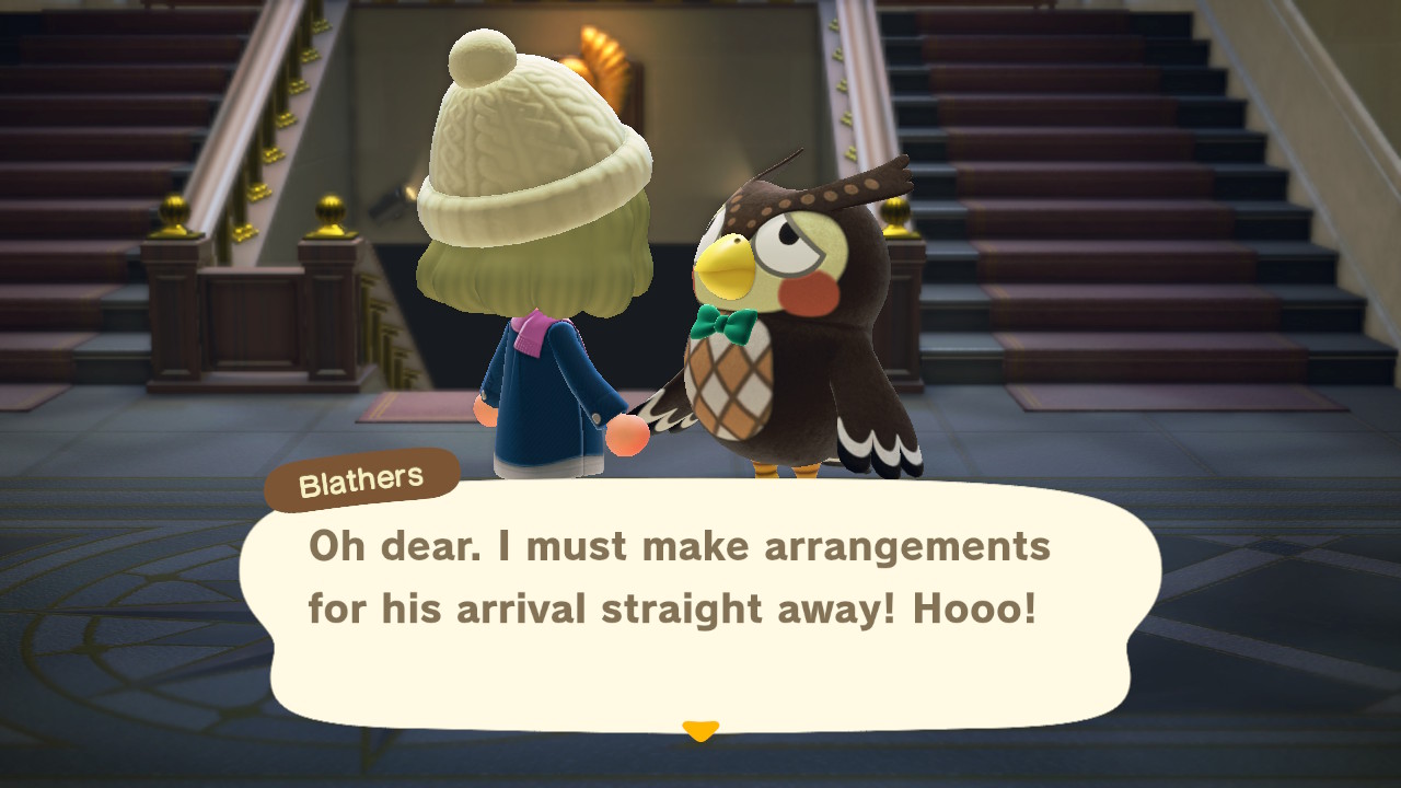 Animal Crossing New Horizons Brewster Aquired