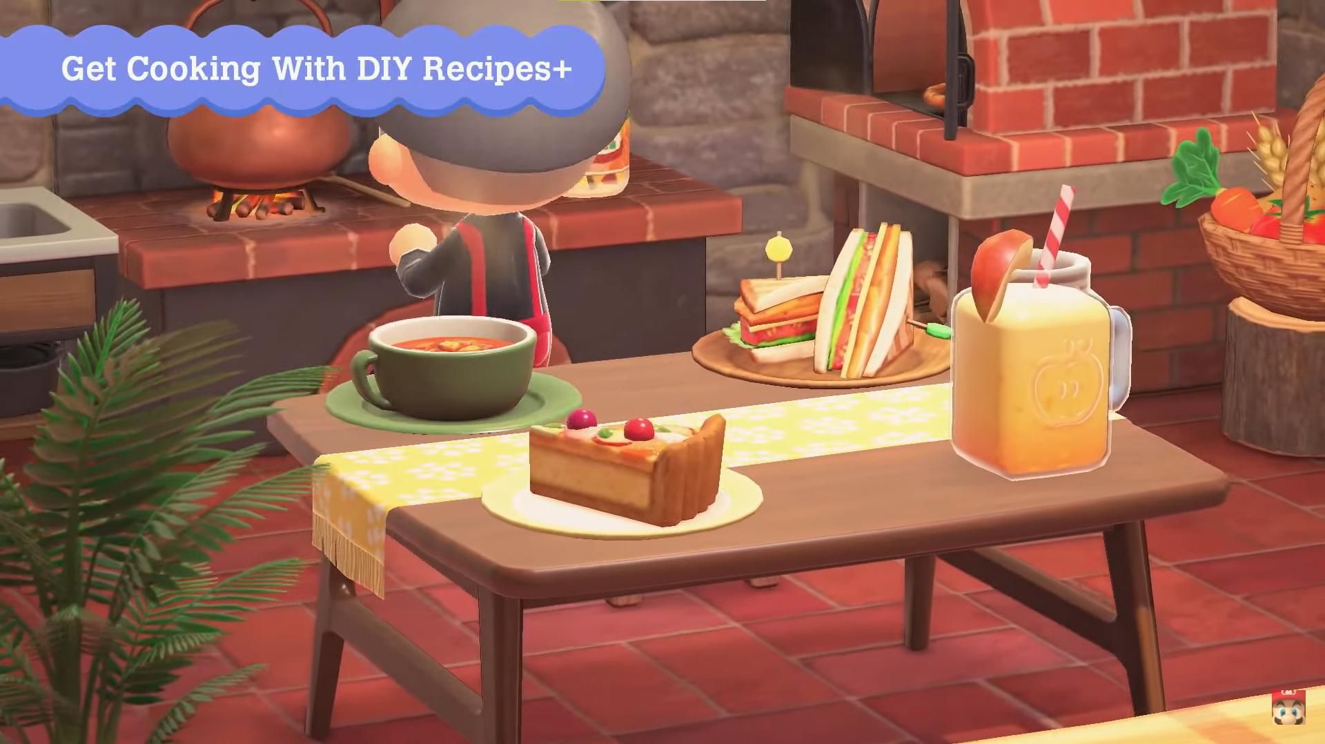 Soupe de tarte au jus de nourriture Animal Crossing New Horizons