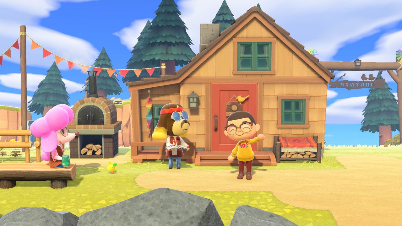 Animal Crossing New Horizons Harveys Island Photopia à l'extérieur