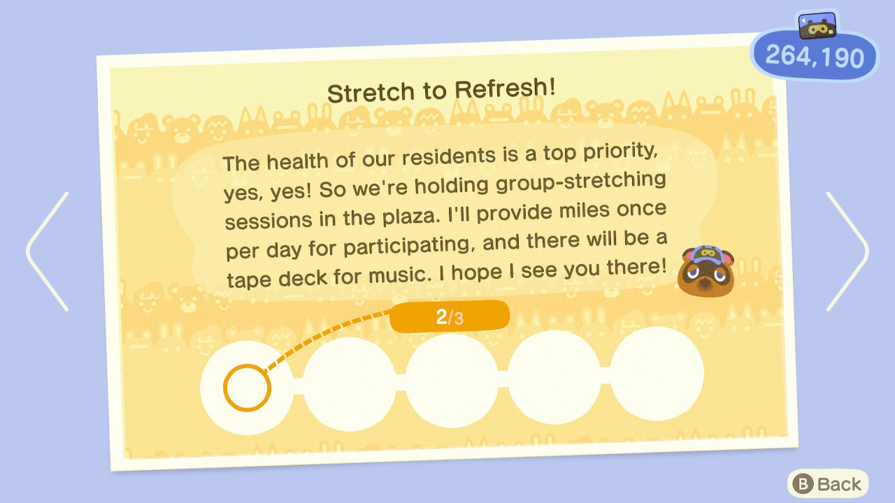 Animal Crossing New Horizons Nook Miles Stretch To Refresh