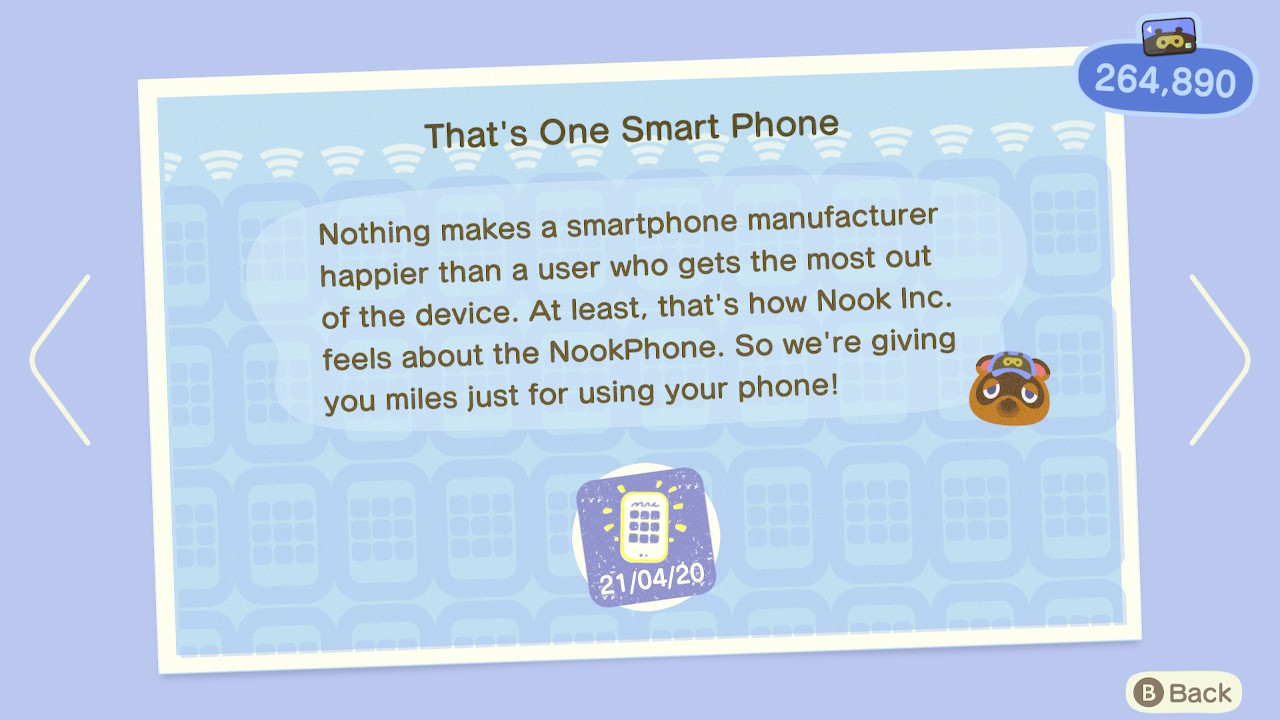 Animal Crossing New Horizons Nook Miles Thats One Smart Phone
