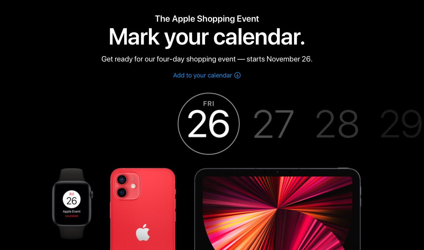 Apple Holiday Shopping Event