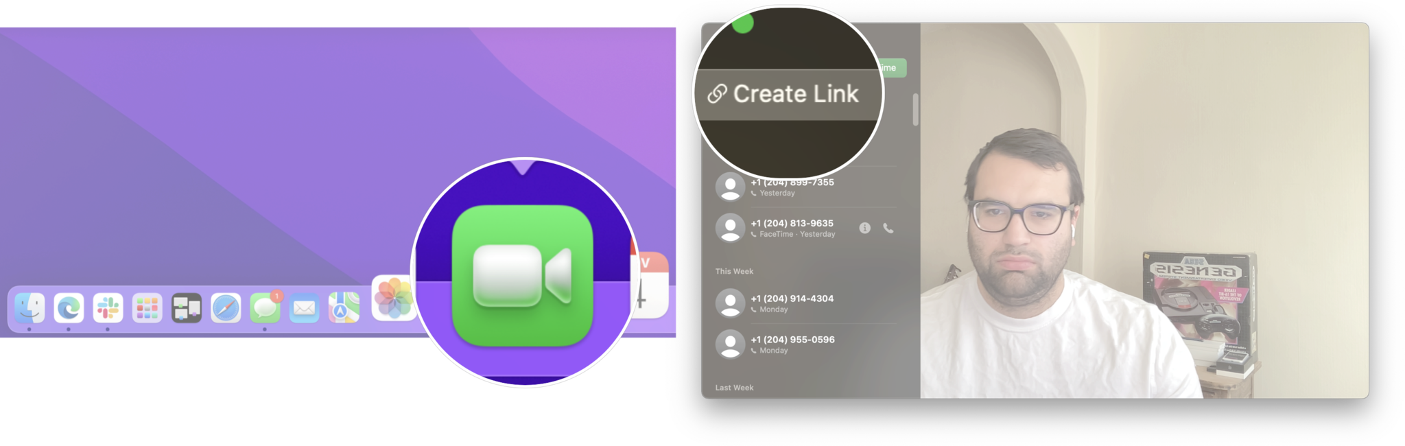 Creating FaceTime Link In macOS Monterey: Launch faceTime and then click create link. 