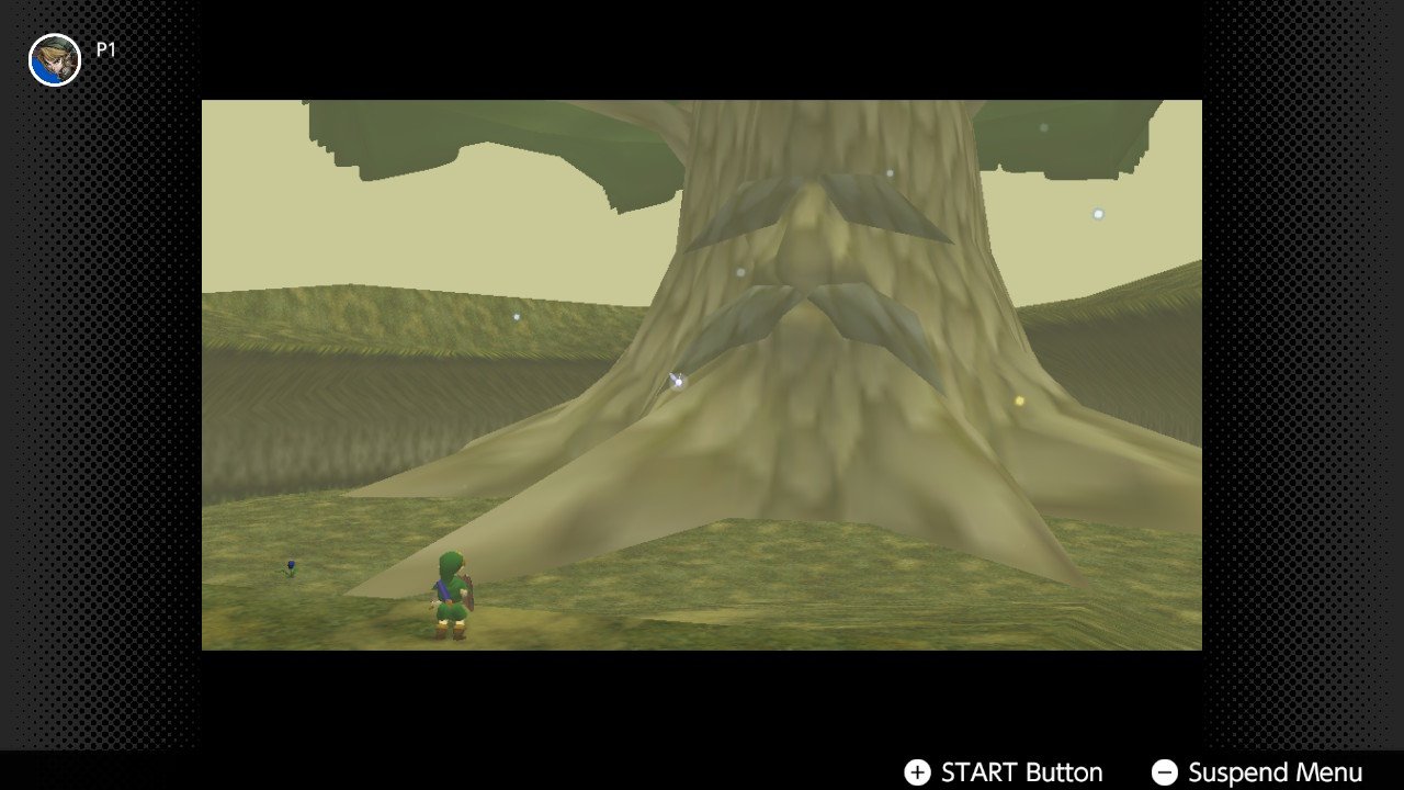 Ocarina Of Time Link And Deku Tree