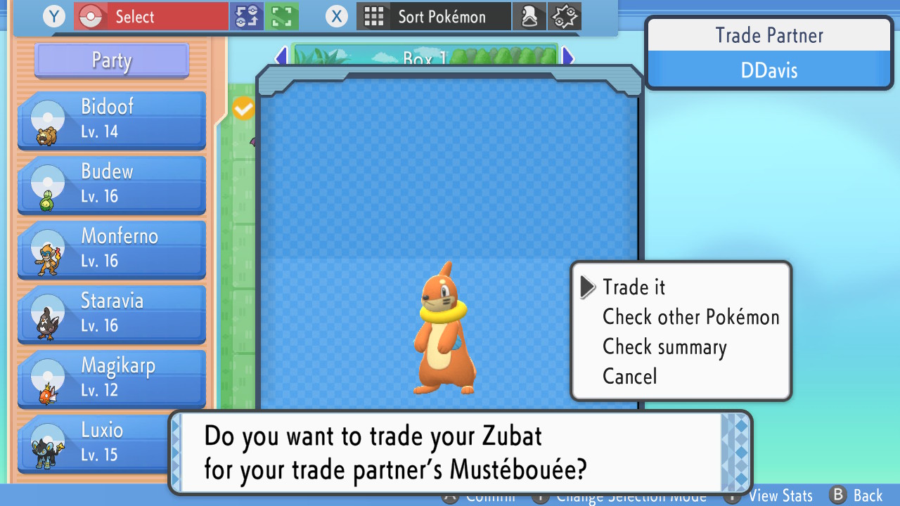 Pokemon Bdsp Trading Global Trade Trade It Two