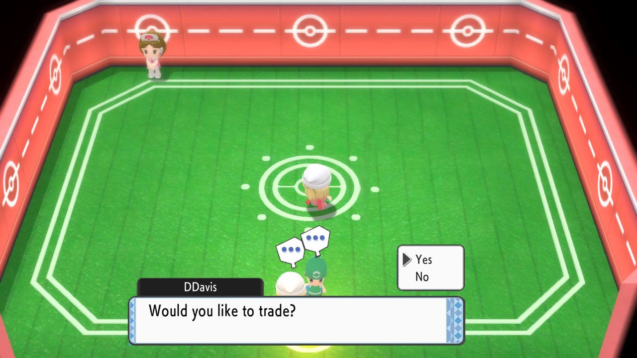 Pokemon Bdsp Trading Local Trade Yes