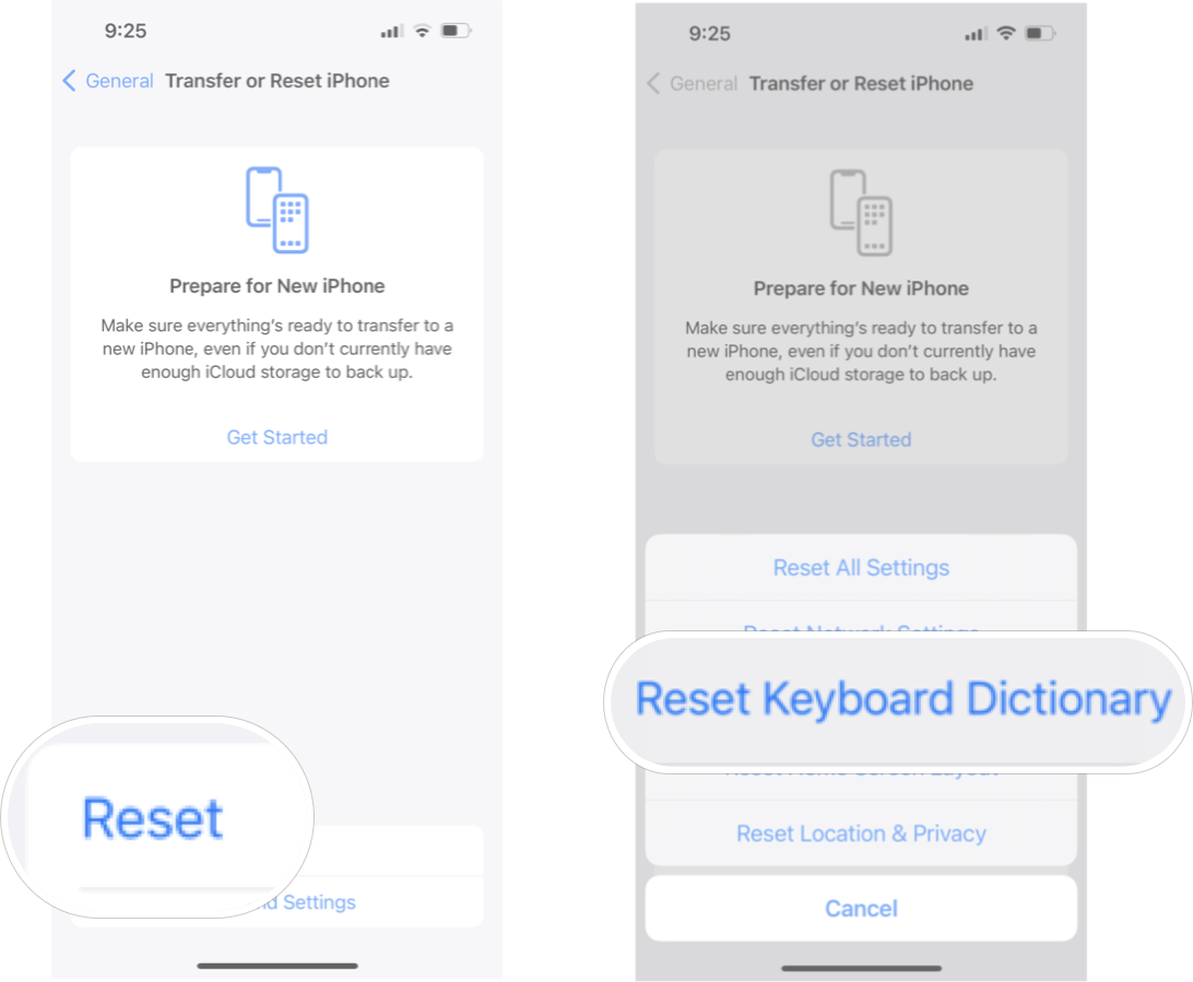 Reseting Keyboard Dictionary in IOS 15: Tap reset and then tap reset keyboard dictionary.