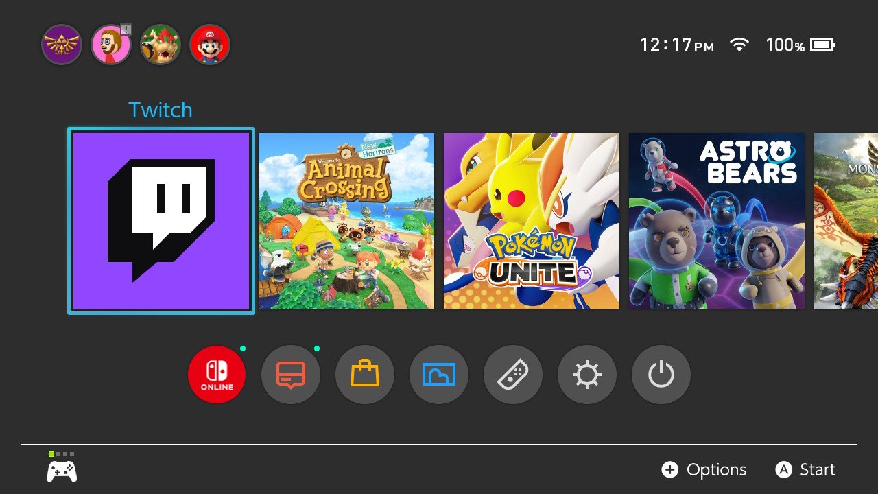 Twitch Icon Nintendo Switch