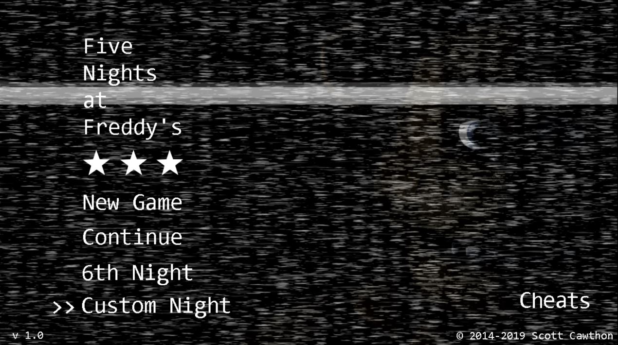 Five Nights At Freddys Custom Night