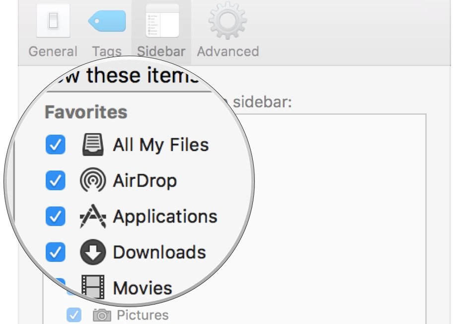 How to customize the Finder sidebar