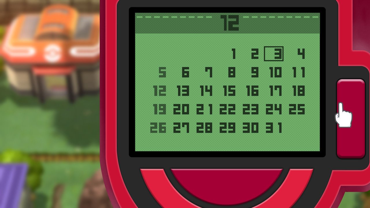 Pokemon Bdsp Poketch Calendar