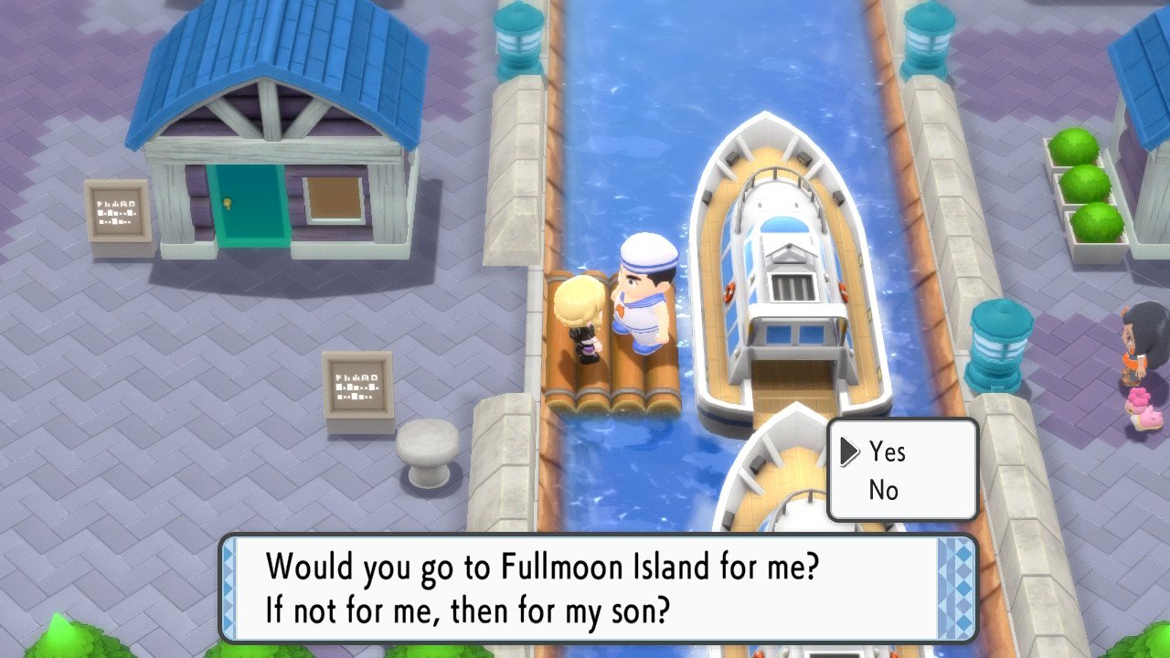 Sail To Fullmoon Island Pokemon Bdsp