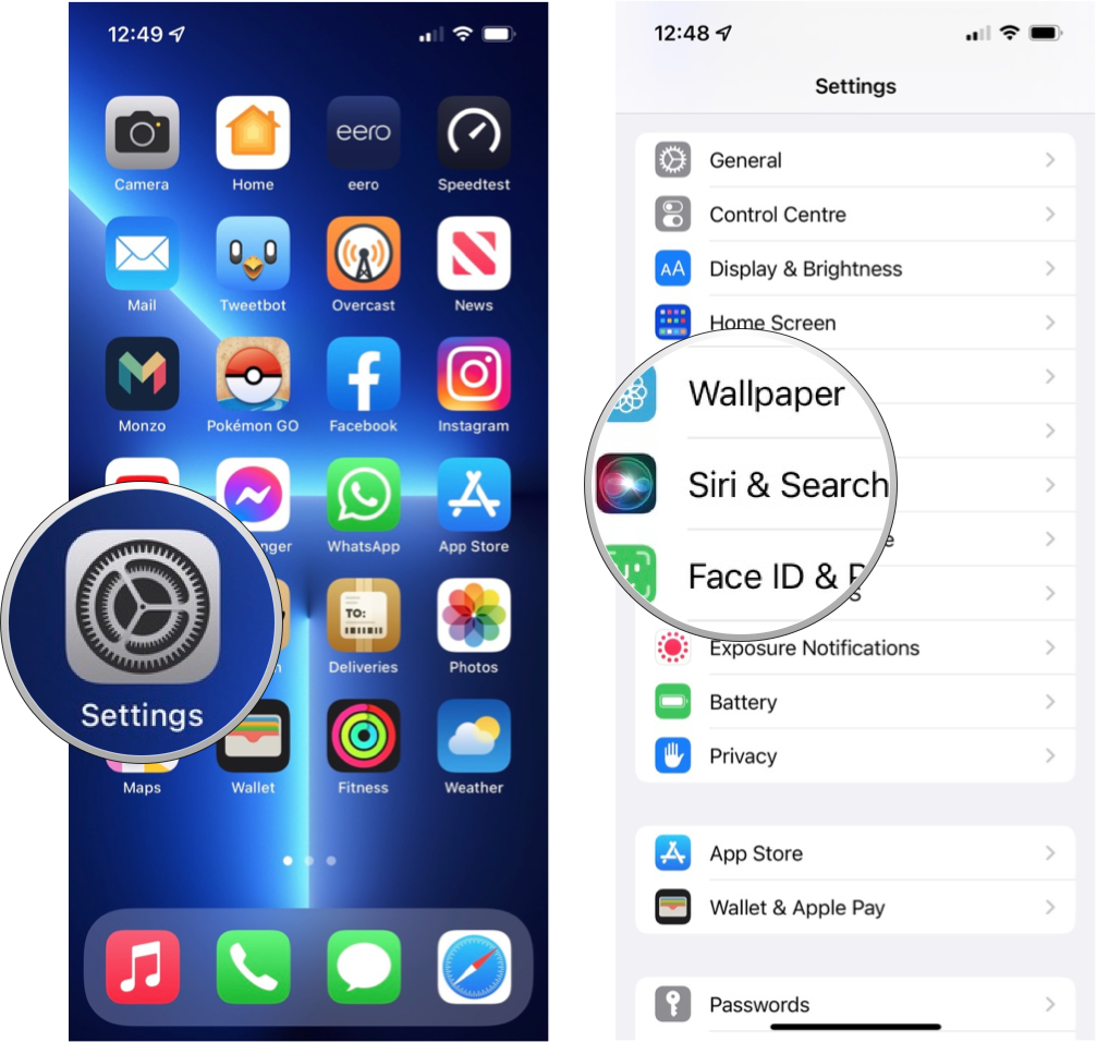 Stop Siri learning from apps: Open Settings, scroll down and tap Siri & Search