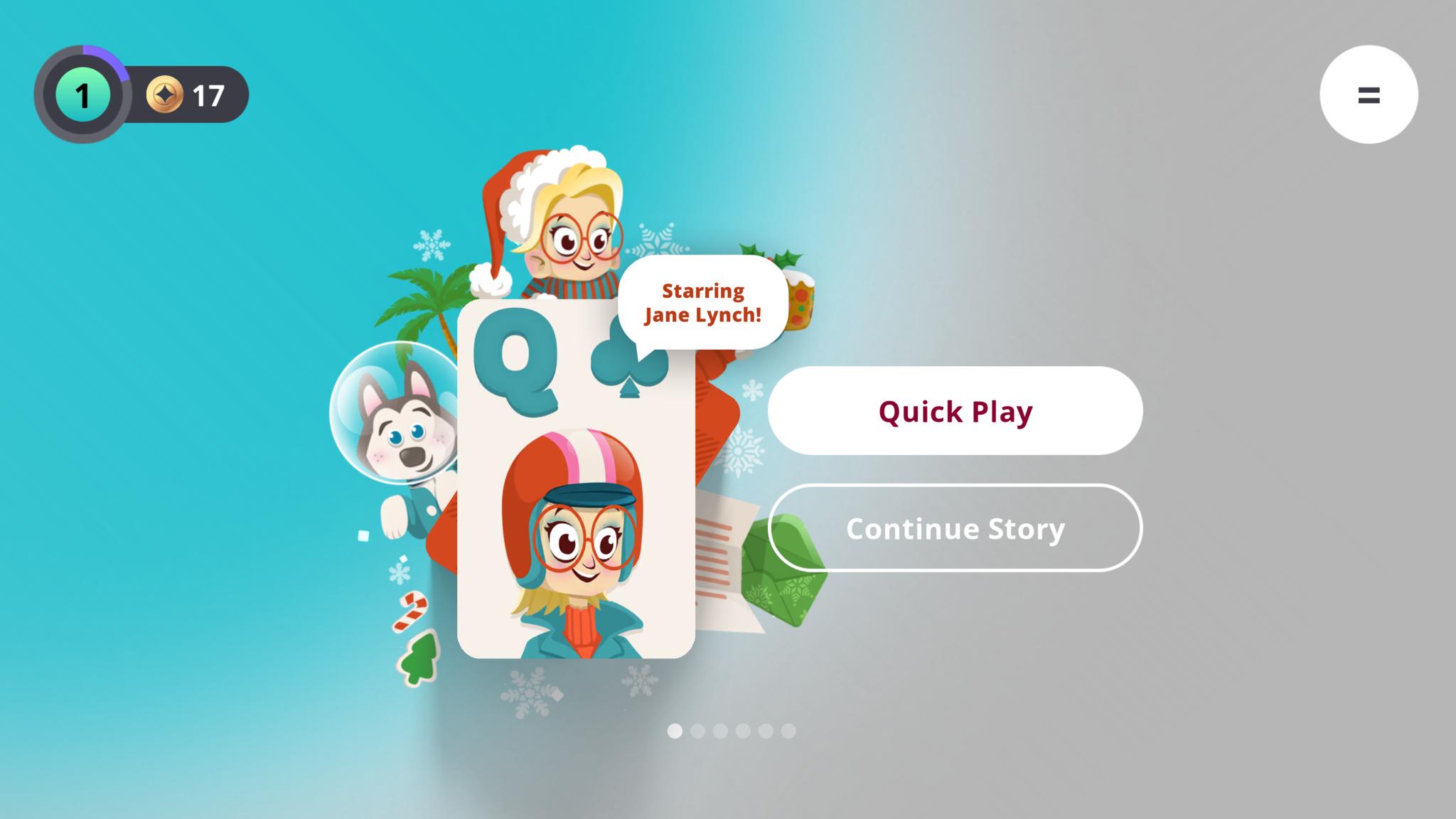 Apple Arcade’s Solitaire Stories bags ‘Glee’ star Jane Lynch for a new holiday story
