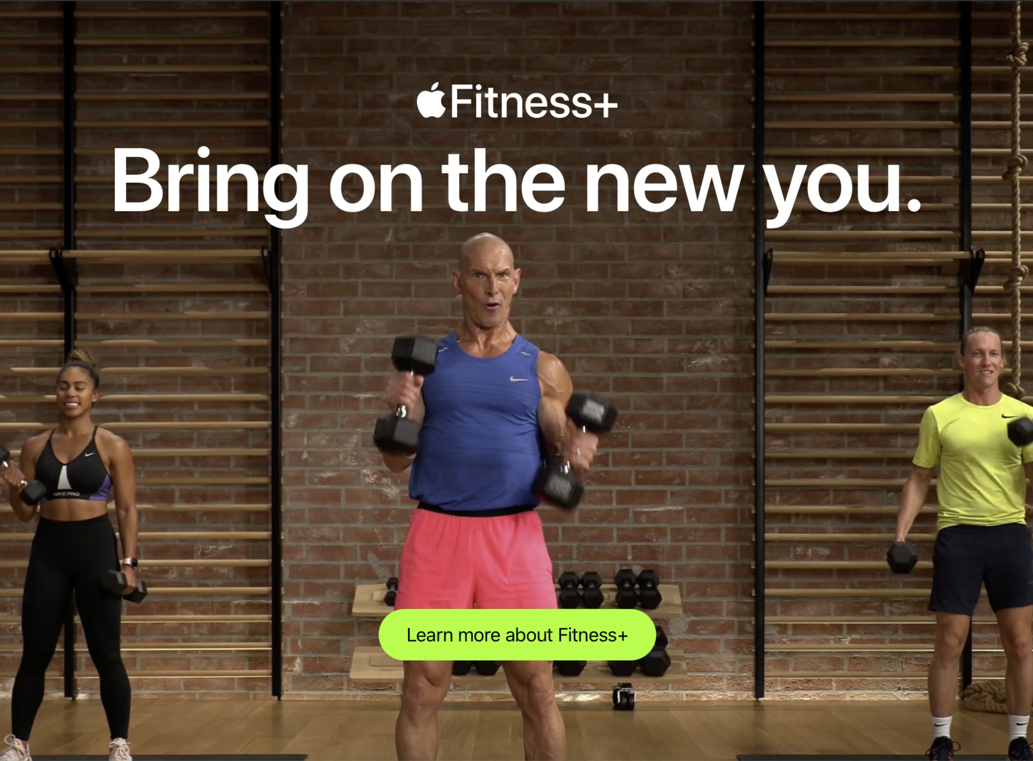 Apple Fitness Plus Homepage January