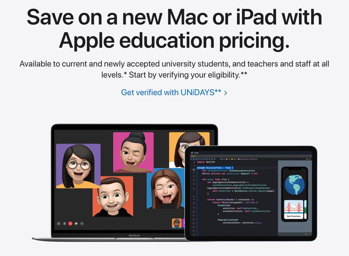 Apple Store Education Screenshot