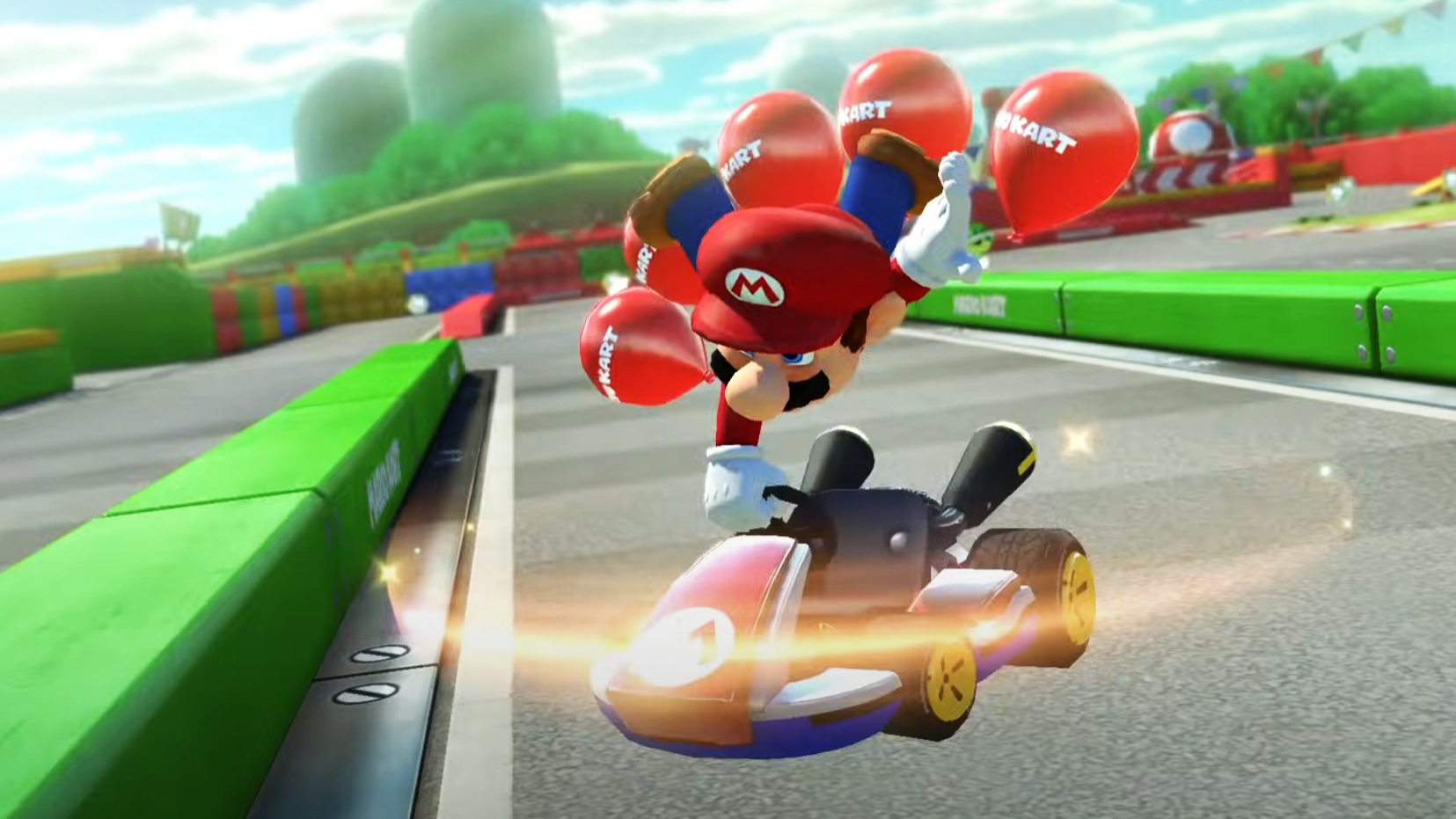 Mario Kart 8 Deluxe Spinning Mario