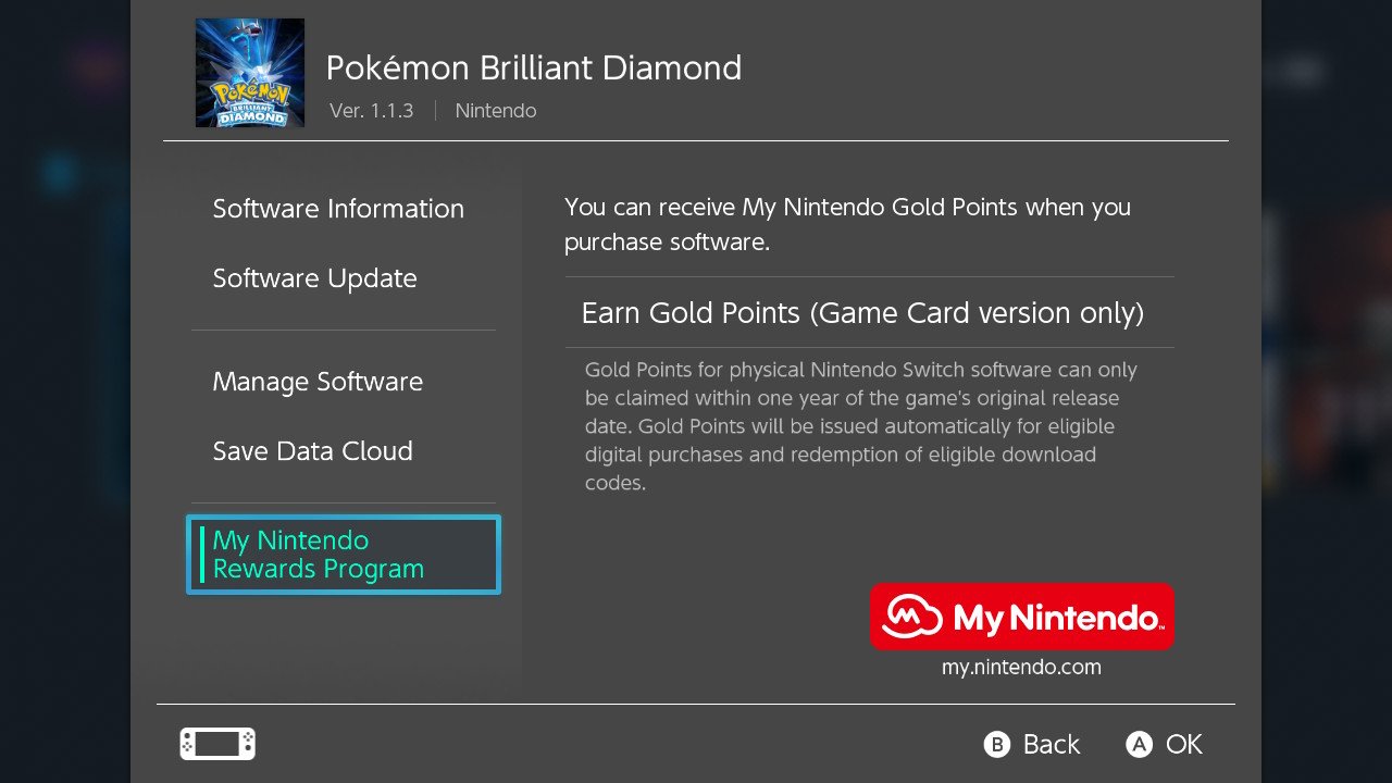 Redeem My Nintendo Gold Points Switch Rewards Program
