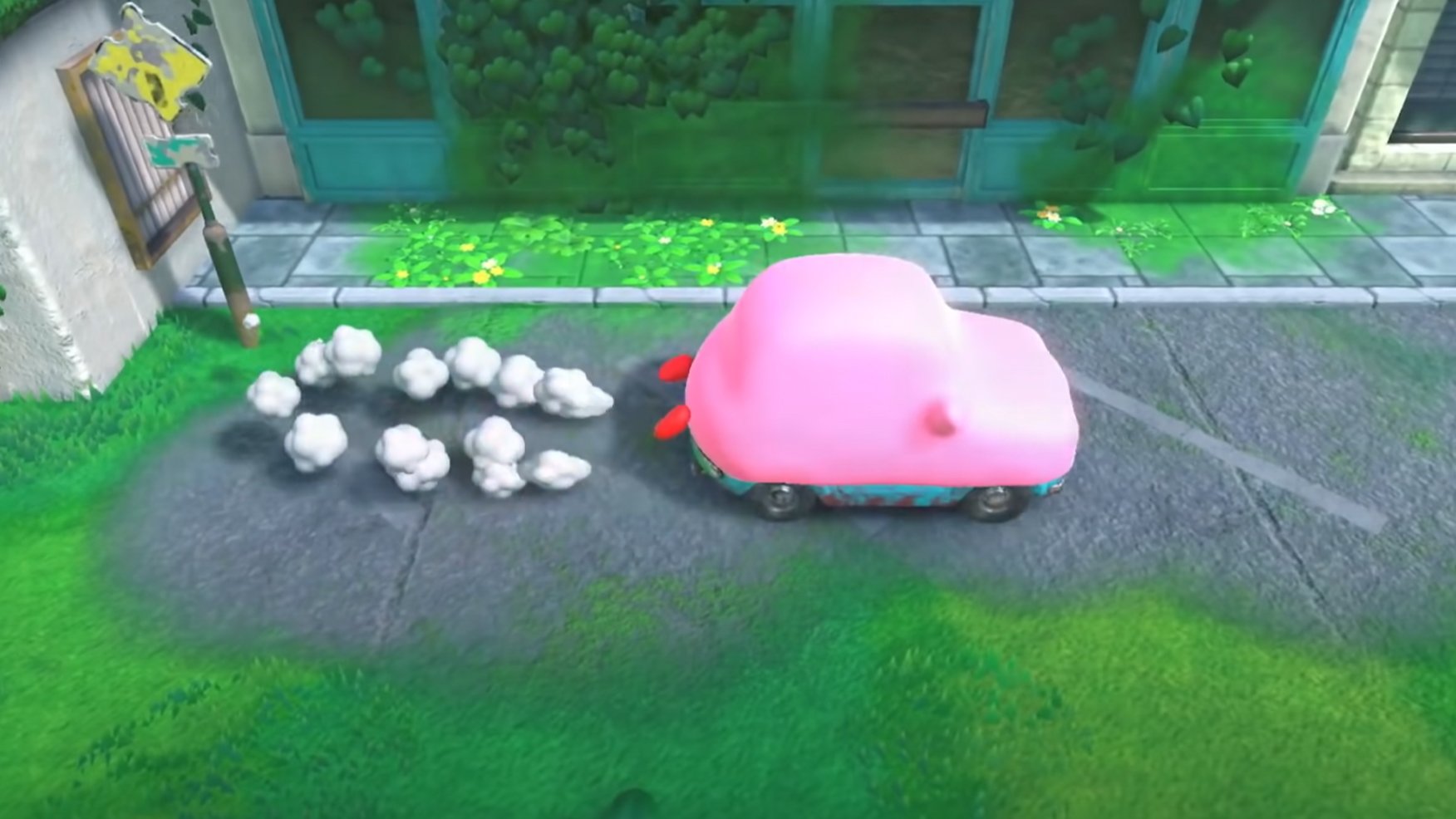 Kirby Forgotten Land Car Mouth