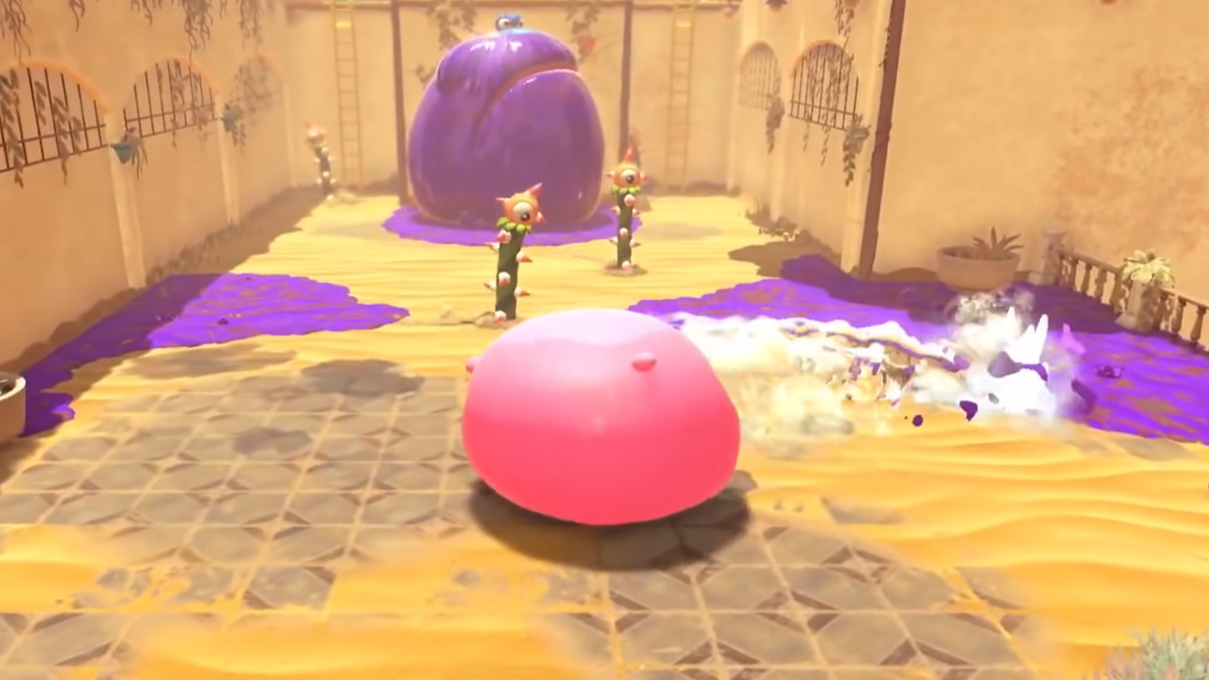 Kirby Forgotten Land Water Balloon Mouth