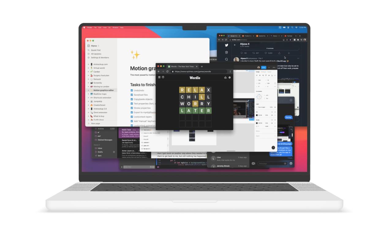 Later Desktop Screenshot On Macbook