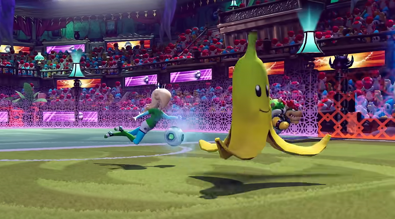 Mario Strikers Battle League Banana Peel