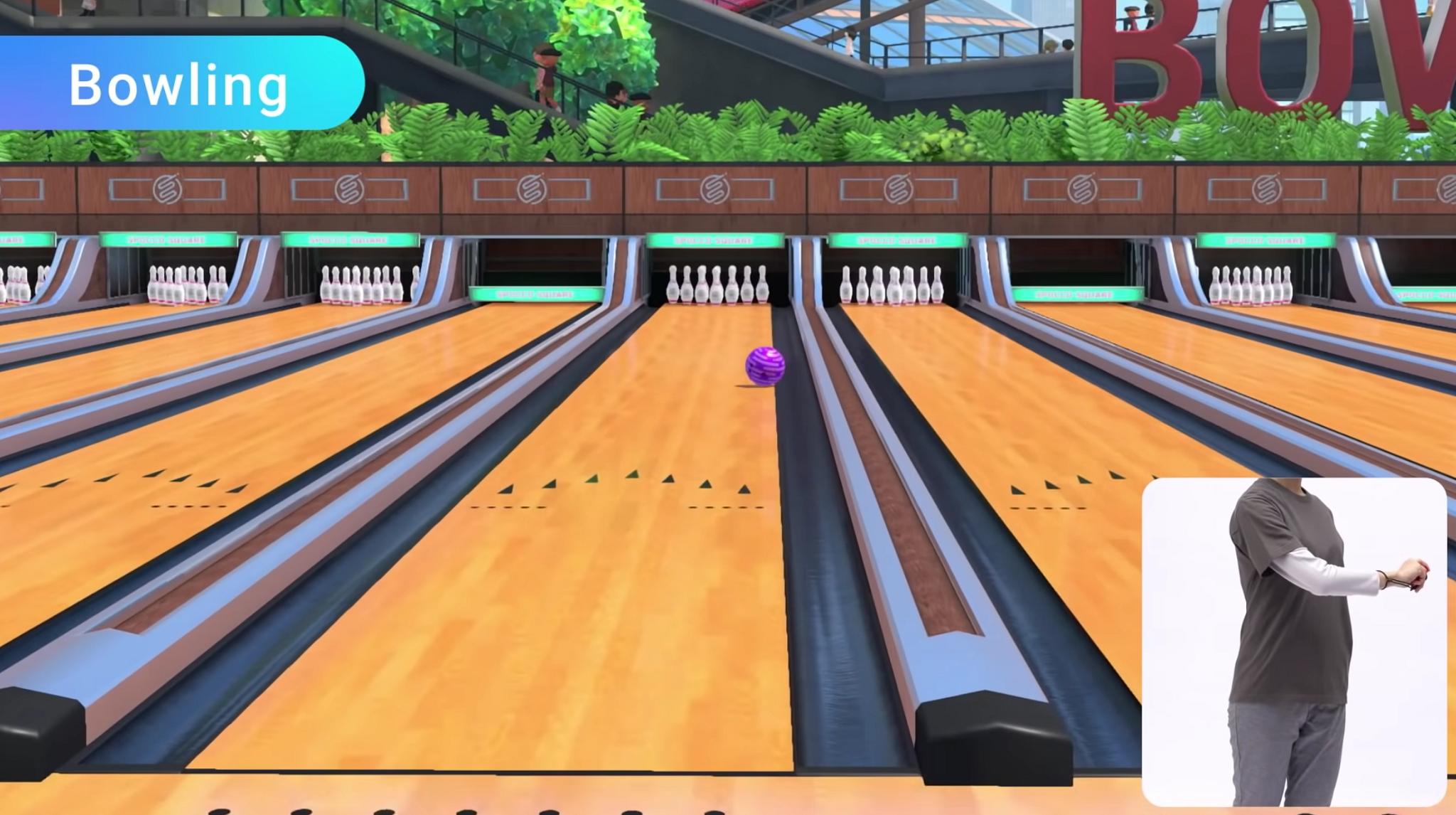 Nintendo Switch Sports Bowling Image