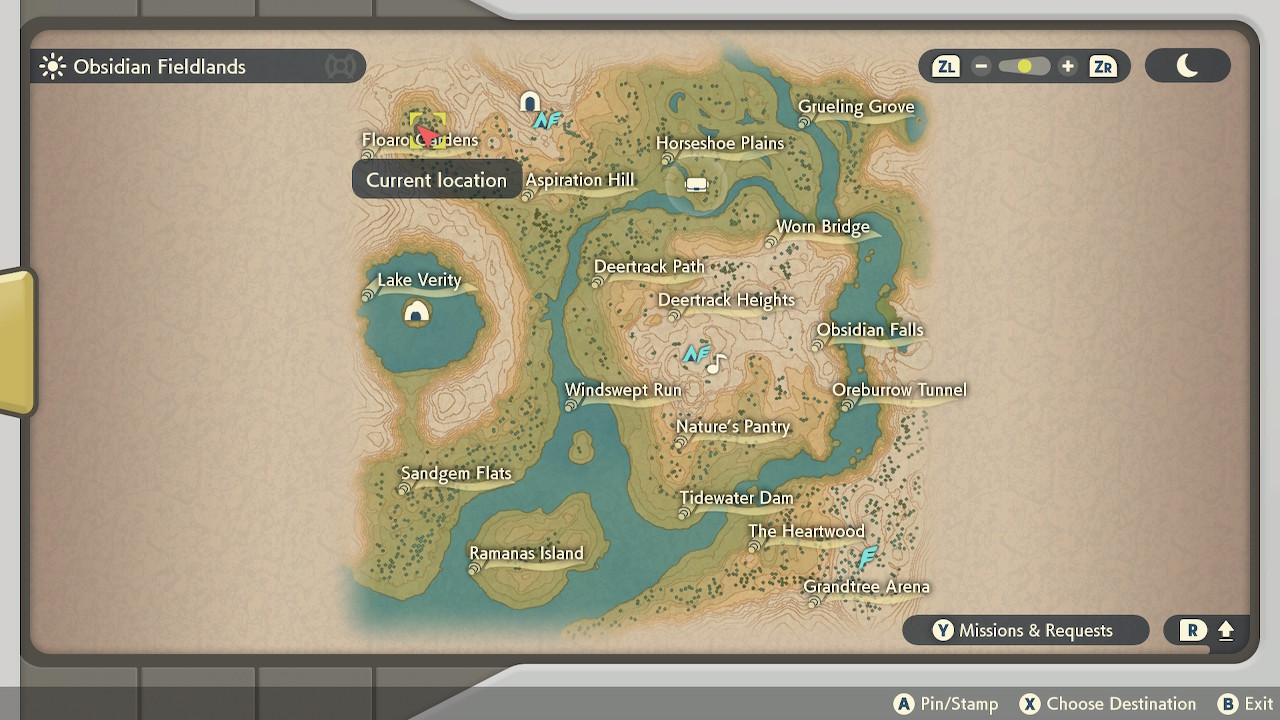 Pokemon Legends Arceus Shaymin Map