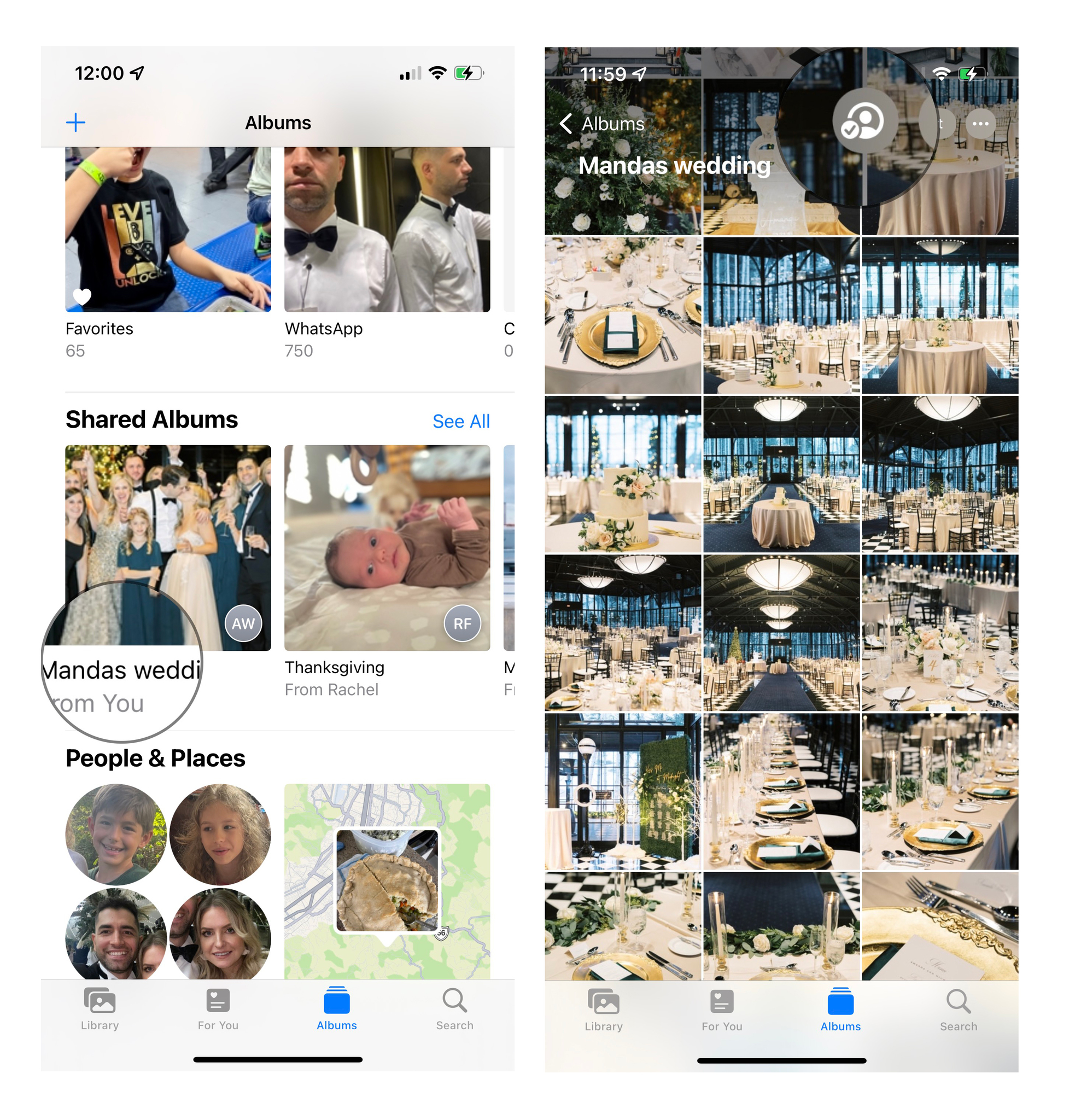 How to remove someone: Launch Photos app, Tap albums, Scroll down to Shared.
