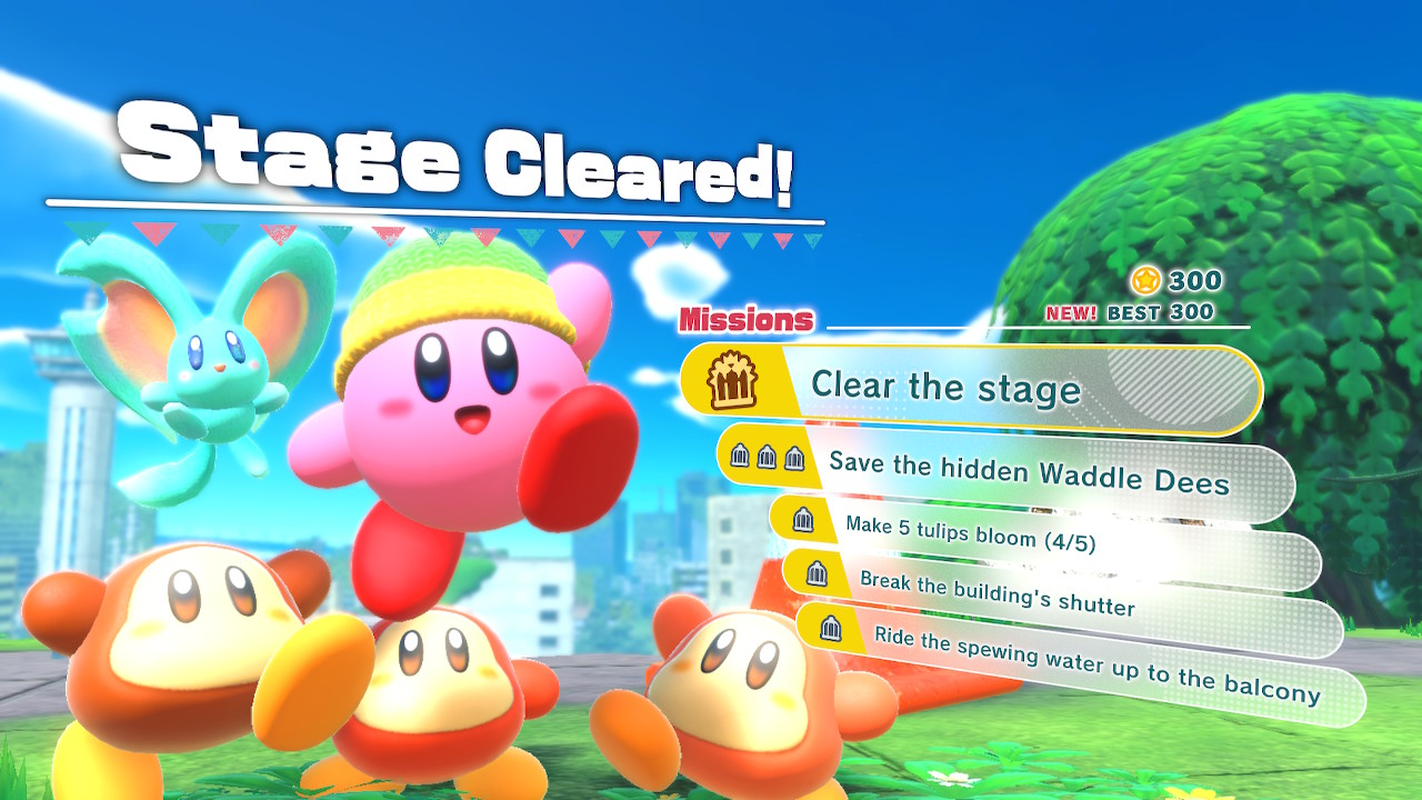Kirby And The Forgotten Land Stage Cleared