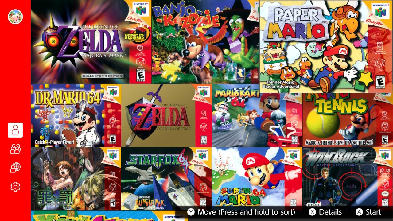 Nintendo Switch Online Expansion Pack N64 Games