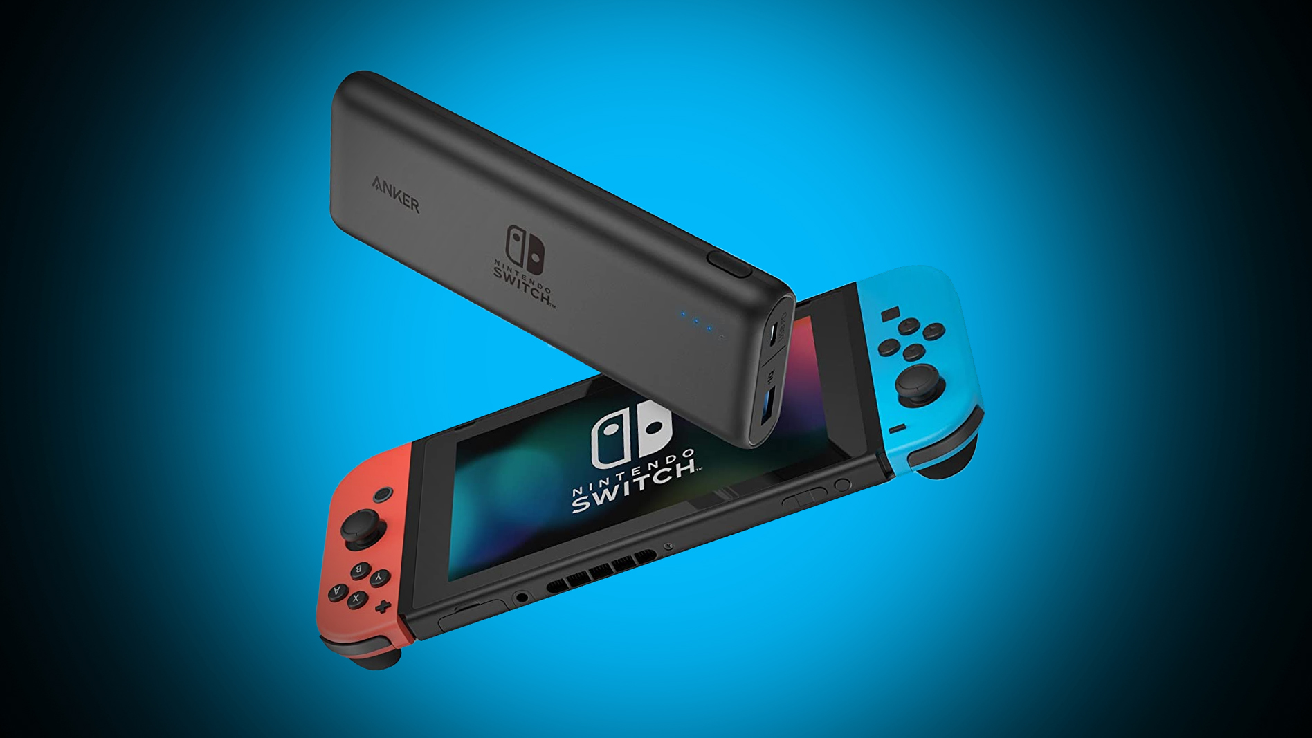 Nintendo Switch With Official Anker Powercore