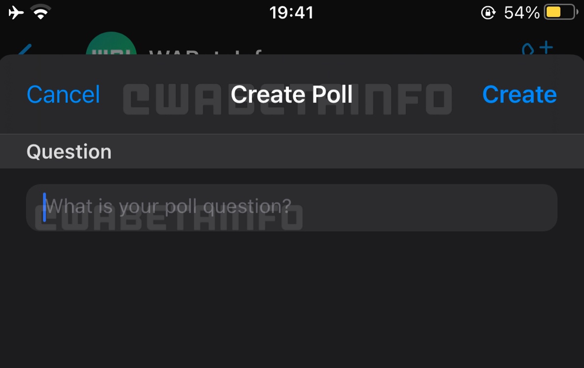 Whatsapp Group Chat Poll