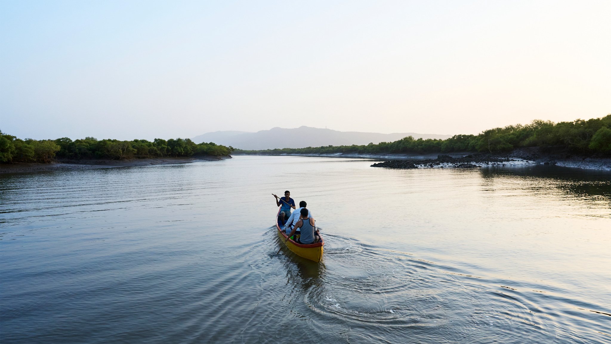 Apple Earth Day India Mangrove Alibaug Canoe