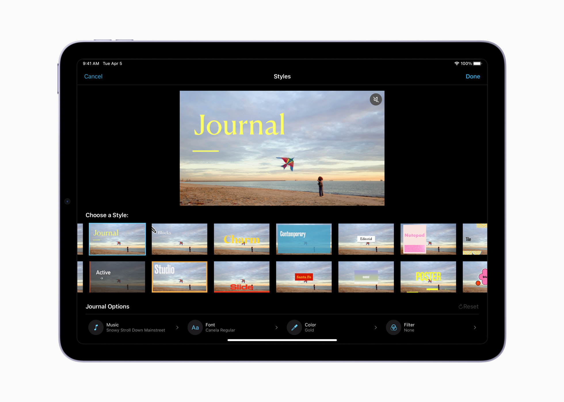 Apple Imovie Features Storyboards Style
