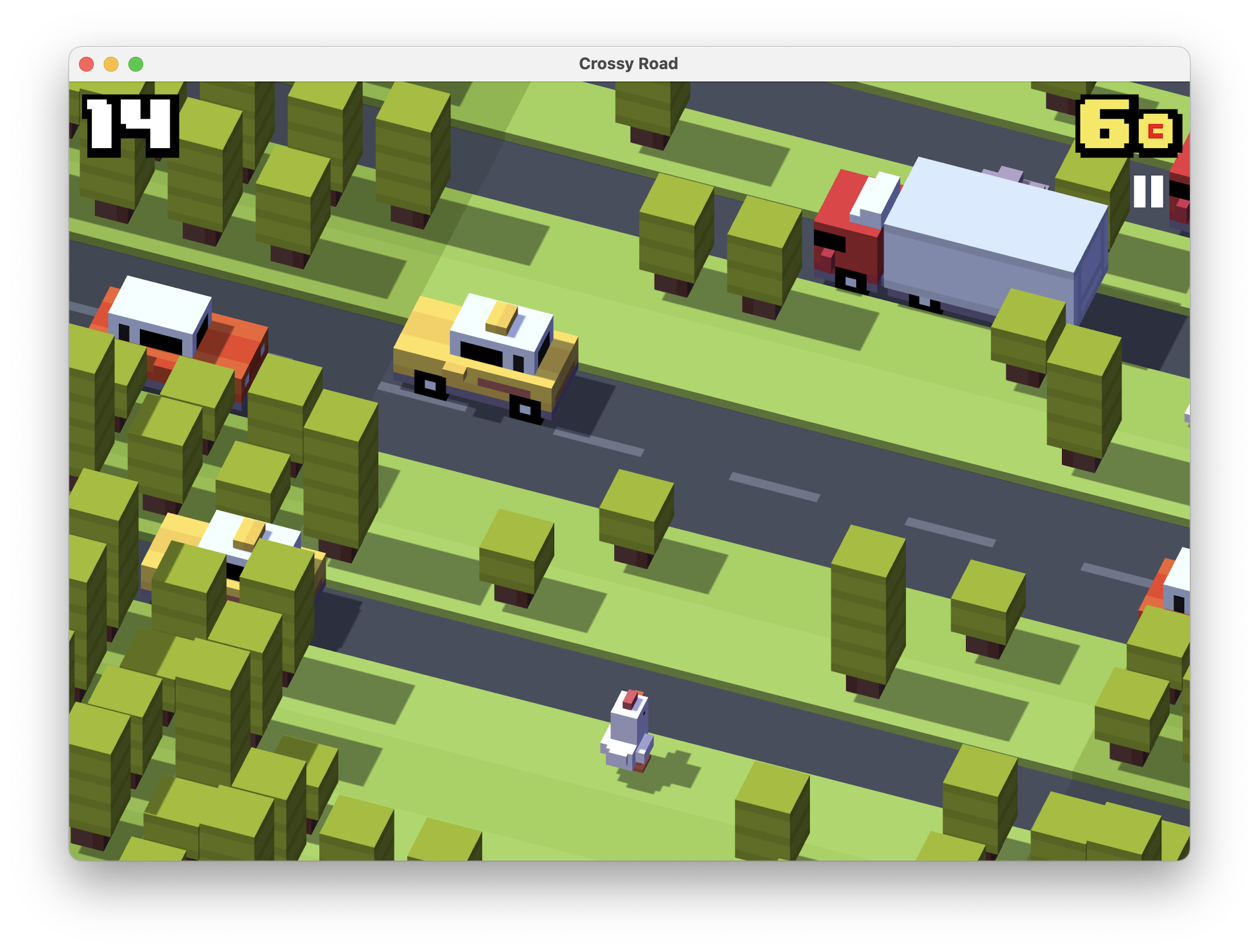 Crossy Road On M1 Mac Screenshot