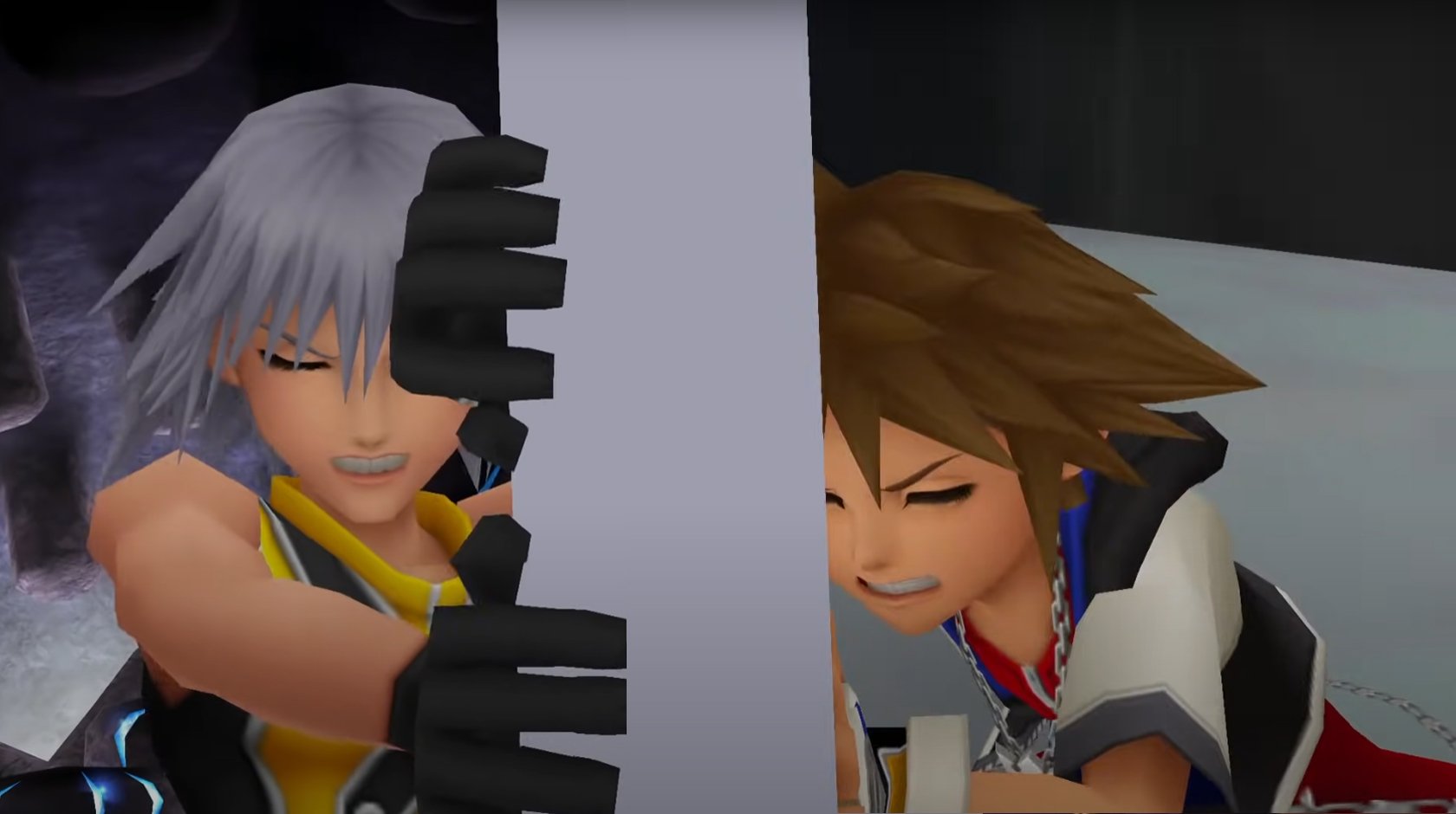 Kingdom Hearts Closing The Door Riku Sora